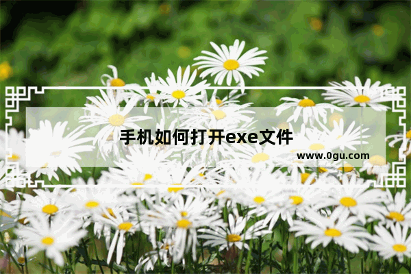 手机如何打开exe文件