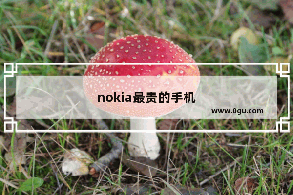 nokia最贵的手机