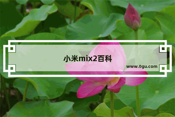 小米mix2百科