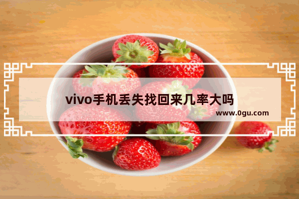 vivo手机丢失找回来几率大吗