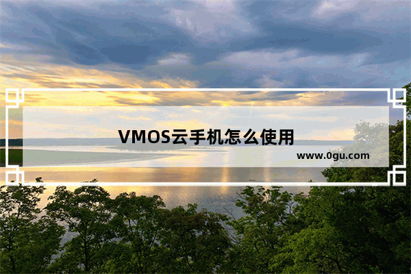 VMOS云手机怎么使用