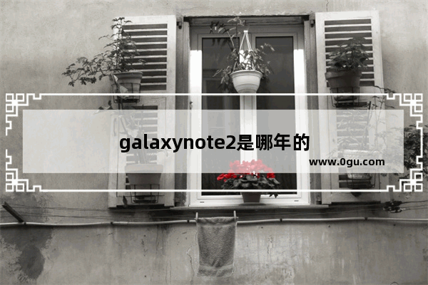 galaxynote2是哪年的