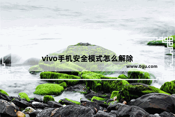 vivo手机安全模式怎么解除