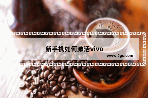 新手机如何激活vivo