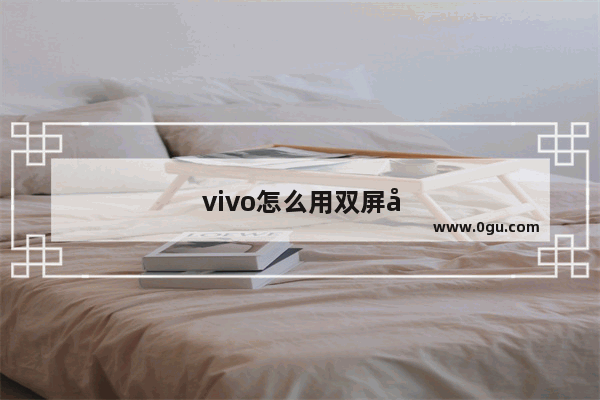 vivo怎么用双屏功能