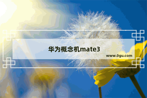 华为概念机mate30 到底该不该期待呢？你对这部概念手机怎么看