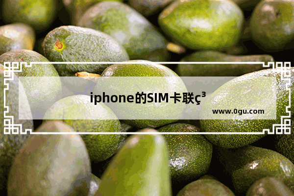 iphone的SIM卡联系人怎么导出