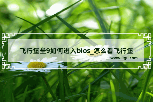 飞行堡垒9如何进入bios_怎么看飞行堡垒几