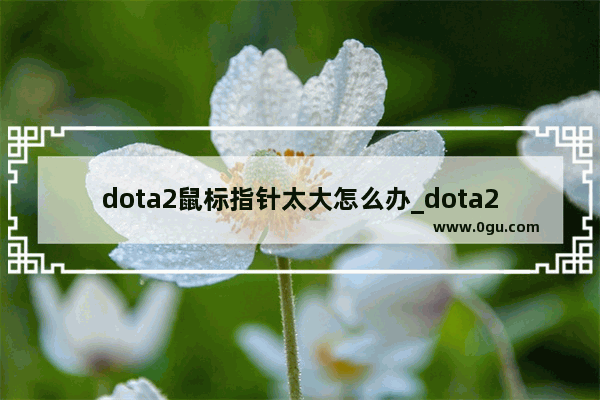 dota2鼠标指针太大怎么办_dota2鼠标为什么不能往上移动