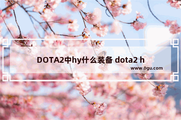 DOTA2中hy什么装备 dota2 hy