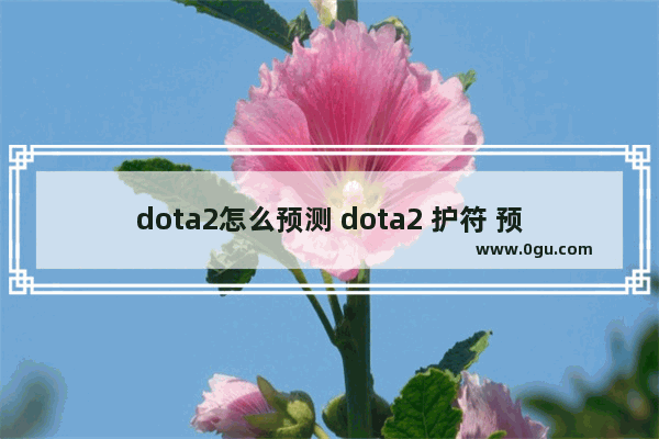 dota2怎么预测 dota2 护符 预测