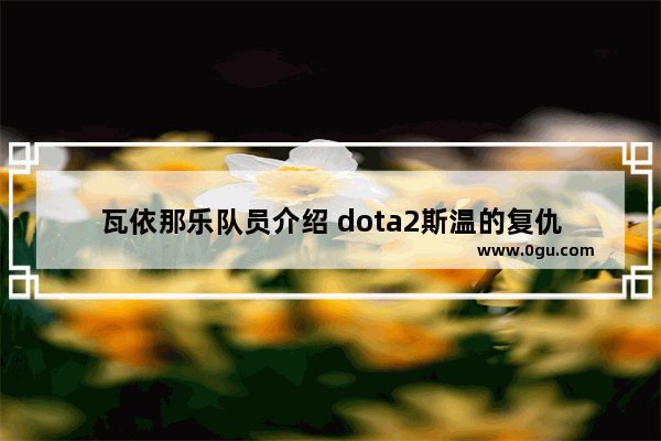 瓦依那乐队员介绍 dota2斯温的复仇