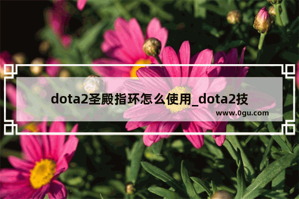 dota2圣殿指环怎么使用_dota2技能简称