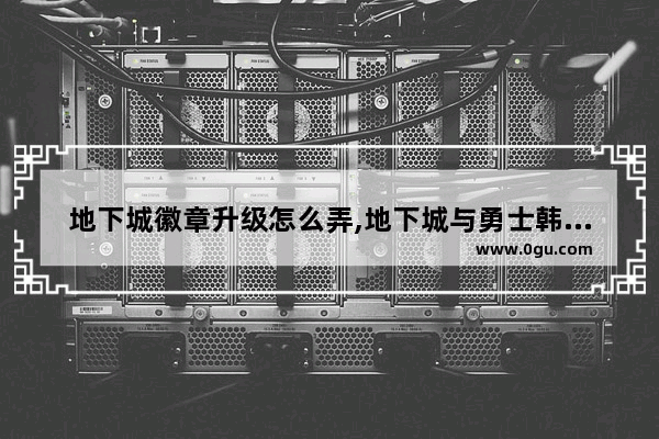 地下城徽章升级怎么弄,地下城与勇士韩服更新失败