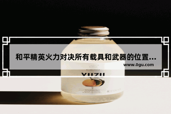 和平精英火力对决所有载具和武器的位置_和平精英火力对决怎么玩