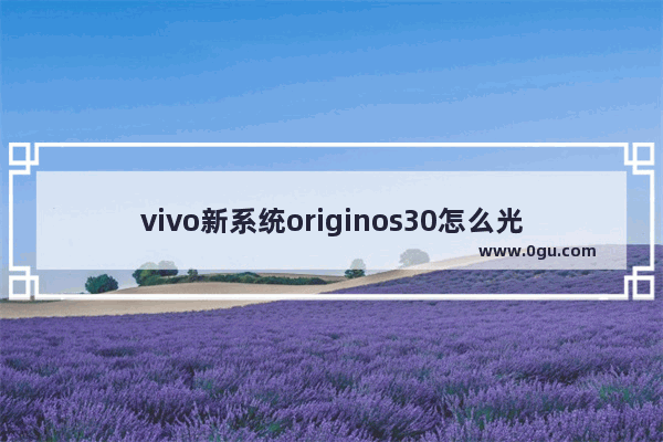 vivo新系统originos30怎么光遇++_vivoy35的光遇怎么++