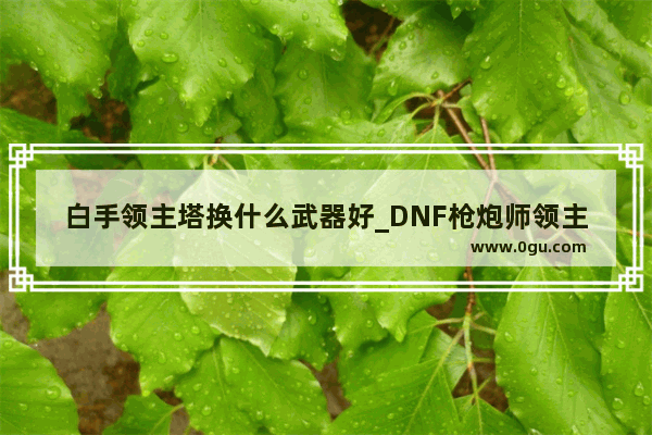 白手领主塔换什么武器好_DNF枪炮师领主武器有那些