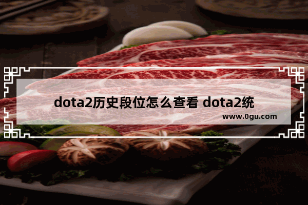 dota2历史段位怎么查看 dota2统计数据