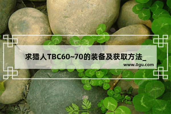 求猎人TBC60~70的装备及获取方法_梦幻西游上 60J的装备要找装备鉴定商鉴定 该去哪找