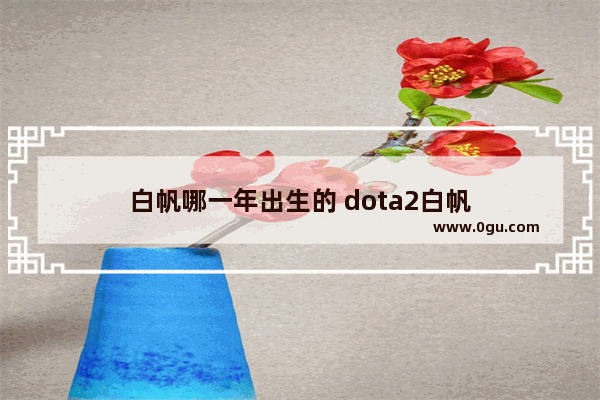 白帆哪一年出生的 dota2白帆