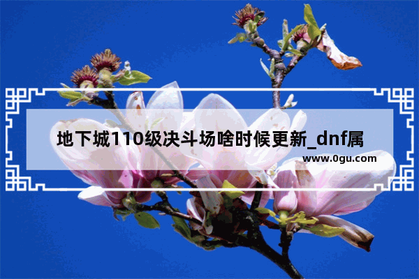 地下城110级决斗场啥时候更新_dnf属性强化怎么算伤害