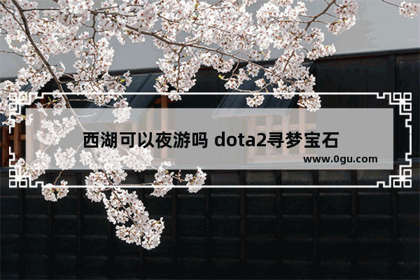 西湖可以夜游吗 dota2寻梦宝石