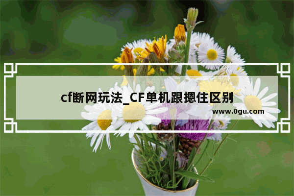 cf断网玩法_CF单机跟摁住区别