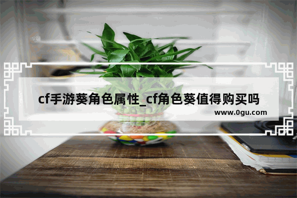 cf手游葵角色属性_cf角色葵值得购买吗