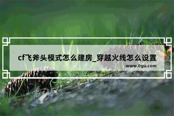 cf飞斧头模式怎么建房_穿越火线怎么设置投斧模式