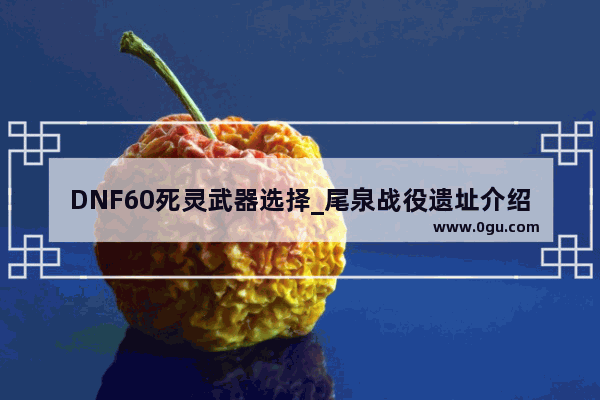 DNF60死灵武器选择_尾泉战役遗址介绍