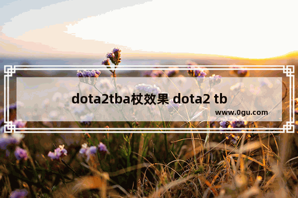 dota2tba杖效果 dota2 tb 套装