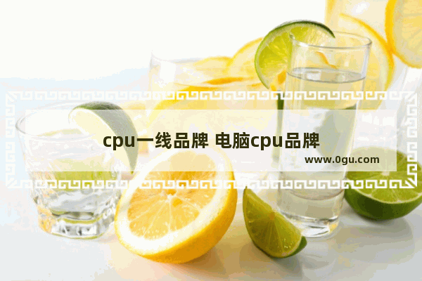 cpu一线品牌 电脑cpu品牌