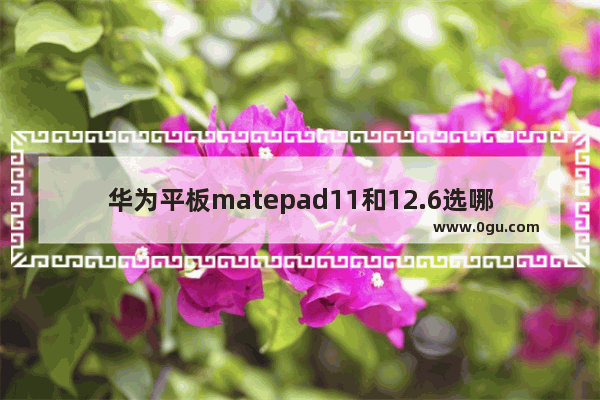 华为平板matepad11和12.6选哪个 平板电脑哪个最好