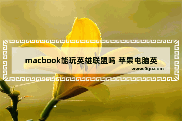 macbook能玩英雄联盟吗 苹果电脑英雄联盟