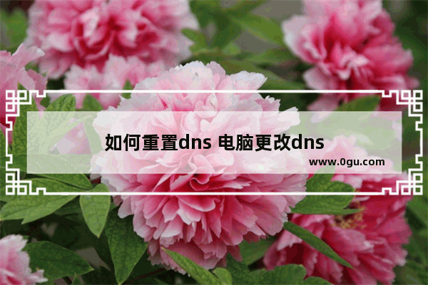 如何重置dns 电脑更改dns