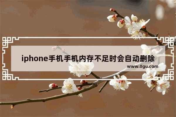 iphone手机手机内存不足时会自动删除软件 怎么解决 苹果电脑内存不足