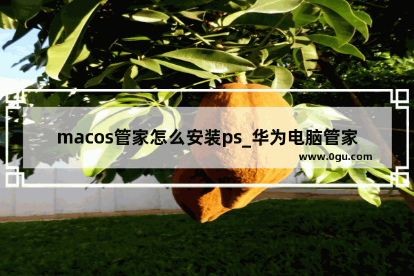 macos管家怎么安装ps_华为电脑管家mac版