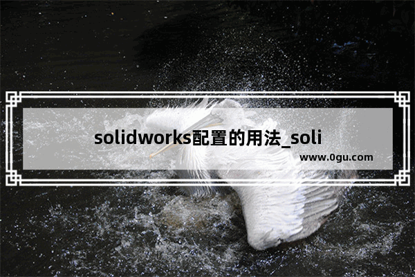 solidworks配置的用法_solidworks大型装配体电脑配置