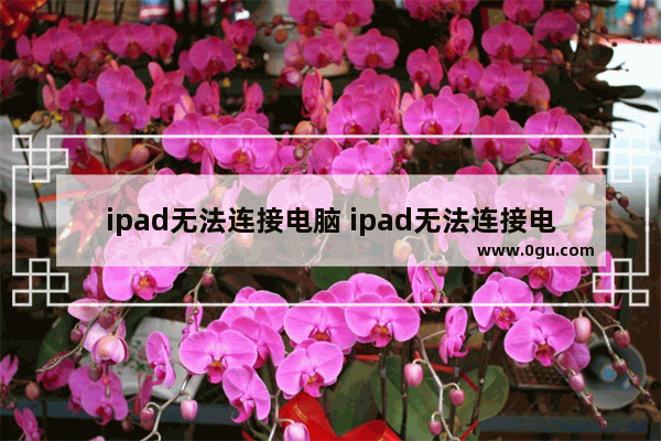 ipad无法连接电脑 ipad无法连接电脑