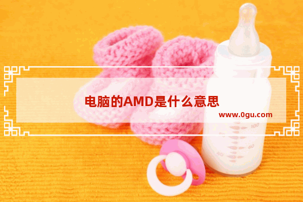 电脑的AMD是什么意思