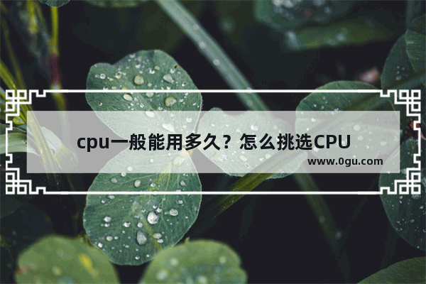 cpu一般能用多久？怎么挑选CPU