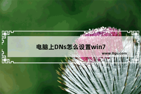 电脑上DNs怎么设置win7