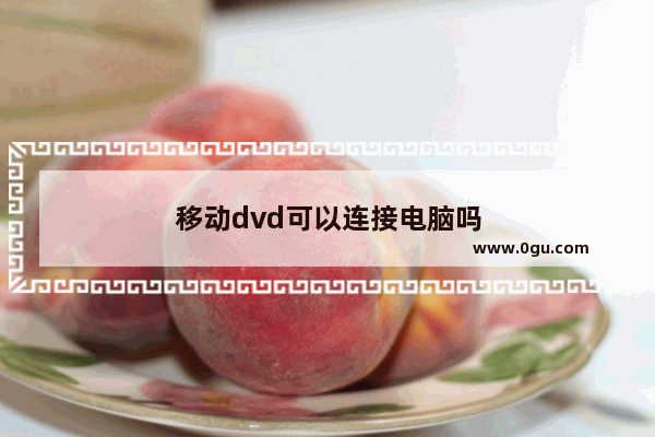 移动dvd可以连接电脑吗