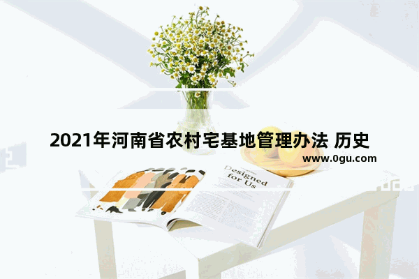 2021年河南省农村宅基地管理办法 历史文化 乡村 调研方案