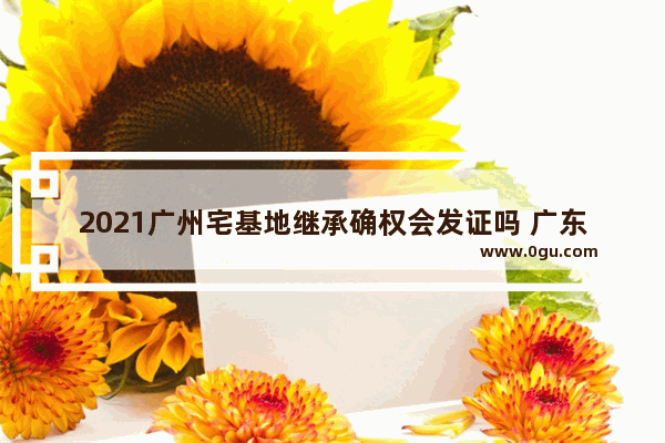 2021广州宅基地继承确权会发证吗 广东历史文化传承城市