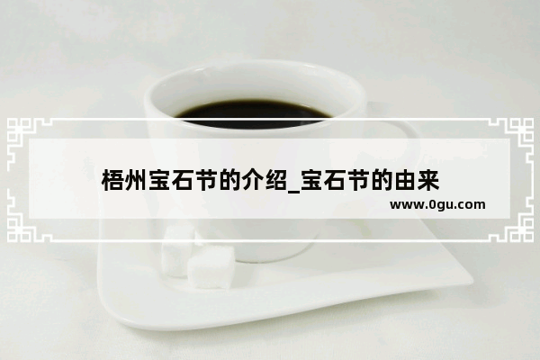 梧州宝石节的介绍_宝石节的由来