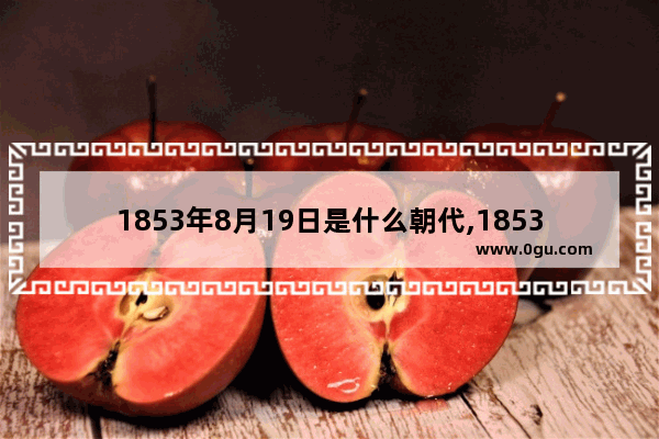 1853年8月19日是什么朝代,1853年的中国历史