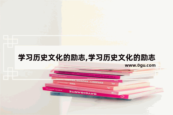 学习历史文化的励志,学习历史文化的励志