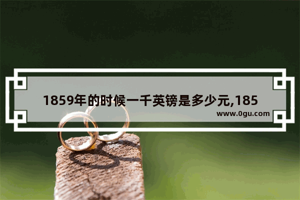 1859年的时候一千英镑是多少元,1859年世界历史事件