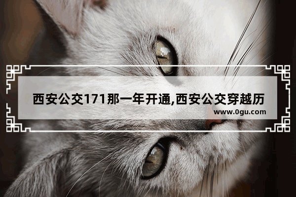 西安公交171那一年开通,西安公交穿越历史故事